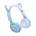 Miniatyrbild 1 av 8: Hopfällbara Hörlurar Bluetooth-kompatibelt Headset Trådlös Hörlur Blue