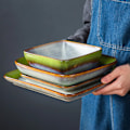 Miniatyrbild 4 av 7: Vancasso Stern rött middags set 16 set