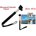 Miniatyrbild 4 av 4: MONOPOD ENBENT STATIV FÖR IPHONE SAMSUNG OCH ANDRA MOBILER silver