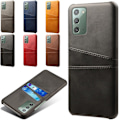 Pikkukuva 1 / 6: Samsung Galaxy Note20 -kotelo korttipaikalla - Punainen Note20