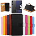 Miniatyrbillede 1 af 6: Samsung Galaxy S24 FE pungetui pung etui cover sort - Sort SAMSUNG S24 FE