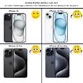 Miniatyrbillede 2 af 6: iPhone 15 pung etui pung etui cover beskyttelse kort sort - Sort iPhone 15