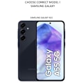 Miniatyrbillede 2 af 7: Samsung Galaxy A55 pung etui kortlomme - Rød SAMSUNG A55