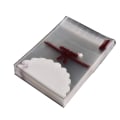 Miniatyrbild 1 av 2: 50-pack påse text handmade present handgjord gå bort gåva Genomskinlig och färg