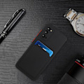 Miniatyrbillede 8 af 8: Sort kortholder etui cover Samsung A21S/A20E/A50/A10 - Black A50 Samsung Galaxy