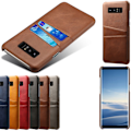 Pikkukuva 5 / 6: Samsung Note8 -kotelo suojakotelo nahka kortti näytä mastercard - Vaaleanruskea / beige Note8