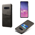 Pikkukuva 2 / 7: Samsung S10E suojakotelo nahka kortti Visa Amex Mastercard - Musta Samsung Galaxy S10E
