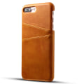 Miniatyrbillede 3 af 3: Iphone 7 Plus 8 Plus + beskyttende etui cover kort visum mastercard - Lysebrun / beige iPhone 7+/8+