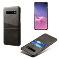 Miniatyrbild 2 av 7: Samsung S10+ skydd skal fodral skinn kort visa amex mastercard - Blå Samsung Galaxy S10+