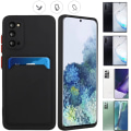 Pikkukuva 1 / 6: Musta korttikotelo Samsung Note 10/20 Plus/Ultra - Black Note10 Plus Samsung Galaxy