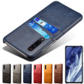 Pikkukuva 2 / 6: Samsung Galaxy A50 -kotelo suojakotelo nahka korttipidike amex - Vaaleanruskea / beige A50