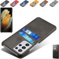 Pikkukuva 1 / 6: Samsung Galaxy S21 Ultra -kotelo korttipaikalla - Punainen S21 Ultra