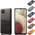 Miniatyrbild 1 av 4: Korthållare Samsung A12 skal mobilskal hål åt laddare hörlurar - Svart Samsung Galaxy A12