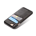 Miniatyrbillede 2 af 3: Iphone 7/8 beskyttende etui cover læder til kort visa mastercard - Sort iPhone 7/8