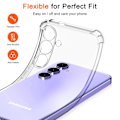 Miniatyrbillede 3 af 11: Army V3 Samsung Galaxy S24/S24FE/S24Ultra skal etui - TRANSPARENT SAMSUNG S24 FE