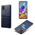 Pikkukuva 3 / 7: Samsung Galaxy A21s -kotelo suojakotelo nahka kortti Visa Amex - Sininen A21s