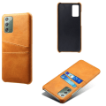 Pikkukuva 5 / 7: Samsung Note20 -kotelo suojakotelo nahka kortti Visa Mastercard - Punainen Note20