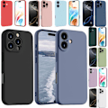 Miniatyrbild 1 av 6: iPhone 16 Pro/ProMax/Plus skal mobilskal fodral silikon / TPU - SVART IPHONE 16 PRO MAX