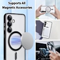 Miniatyrbild 3 av 6: Samsung Galaxy S23 FE skal MagSafe - Transparent / svart Samsung S23 FE