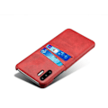 Miniatyrbillede 5 af 8: Kortholder Huawei P30 Pro skal mobilcover hul til oplader - VÆLG: DARK BROWN