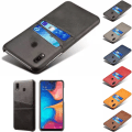 Pikkukuva 1 / 6: Samsung Galaxy A20e -kotelo korttipaikalla - Punainen A20e