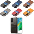 Miniatyrbillede 1 af 11: Kortholder Samsung S22+ cover mobilskal hul til oplader og høretelefoner - Sort Samsung Galaxy S22 Plus