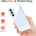 Miniatyrbild 4 av 11: Samsung Galaxy A35 skal fodral Army V3 - Transparent Samsung A35