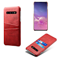 Miniatyrbillede 4 af 7: Samsung S10 beskyttende etui cover læder kort vis amex mastercard - Sort Samsung Galaxy S10