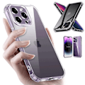 Miniatyrbillede 1 af 11: Army V3 Iphone 15 Pro/ProMax/Plus skal etui skærmbeskyttelse - VÆLG: TRANSPARENT IPHONE 15 PLUS