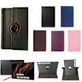 Miniatyrbillede 1 af 6: 360 etui Samsung Galaxy Tab S8 Ultra skærmbeskytter cover lilla - Lilla Lilla