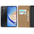 Pikkukuva 4 / 6: Samsung Galaxy A34 lompakkokotelo - VALITSE: Musta  