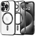 Miniatyrbillede 1 af 6: iPhone 16 Pro Max skal MagSafe - Transparent / black Iphone 16 Pro Max