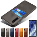Pikkukuva 1 / 6: Samsung Galaxy A50 -kotelo suojakotelo nahka korttipidike amex - Harmaa A50