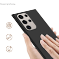 Miniatyrbillede 4 af 6: Samsung Galaxy S24/S24FE/S24ULTRA mobilcover silikone / TPU - SORT Samsung S24 ULTRA