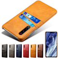Miniatyrbillede 4 af 6: Samsung Galaxy A50 etui cover beskyttelse læder kort vis amex - Sort A50