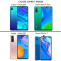 Miniatyrbillede 2 af 7: Huawei P Smart 2019/2020/2021/Z skal mobilcover etui Army - Transparent Huawei P Smart Z