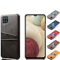 Miniatyrbillede 4 af 4: Kortholder Samsung A12 cover mobilcover hul til oplader hovedtelefoner - Sort Samsung Galaxy A12