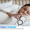 Miniatyrbild 4 av 11: Samsung S25/S24/S23/S22 skal mobilskal MagSafe - Transparent/Svart Samsung Galaxy S24 FE
