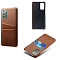 Miniatyrbillede 6 af 7: Samsung Note20 etui cover beskyttelse læder kort visning mastercard - Rød Note20