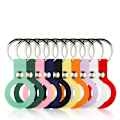 Pikkukuva 3 / 5: 4-pack AirTag kuoret avaimenperällä design kotelo näe iPhonessa / iPadissa - BLÅ 4-pack