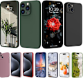 Pikkukuva 1 / 11: iPhone 15 Pro/ProMax/Plus kuori matkapuhelinkuori kotelo TPU - VALITSE: Tummanvihreä IPHONE 15 PRO MAX