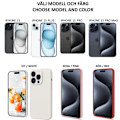 Pikkukuva 4 / 9: iPhone 15 Pro/ProMax/Plus -kuori, TPU-materiaali - VALITSE: VAALEANPUNAINEN IPHONE 15 PRO MAX