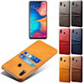 Miniatyrbillede 4 af 6: Samsung A40 etui cover beskyttelse læder kort visning mastercard - Grå A40