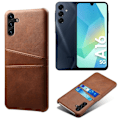 Pikkukuva 6 / 11: Samsung Galaxy A16 -kotelo korttipaikoilla Vaaleanruskea / beige Samsung A16