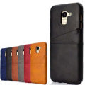 Miniatyrbillede 1 af 6: Samsung Galaxy J6 cover kort - Lysebrun / beige J6