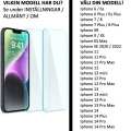 Miniatyrbillede 2 af 8: 2 stk. skærmbeskyttelse til iPhone 14/13/12/11/SE/XR/X/8/7/6 pro/mini/plus - Transparent iPhone X