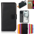 Miniatyrbillede 1 af 6: iPhone 15 pung etui pung etui cover beskyttelse kort hvid - Hvid iPhone 15