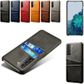 Miniatyrbillede 1 af 6: Samsung S21 Enterprise Edition cover etui beskyttelse kort vis - Lysebrun / beige S21 Enterprise Edition