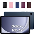 Miniatyrbillede 5 af 6: 360 etui Samsung Galaxy Tab A9 skærmbeskytter cover sort - Sort Blå