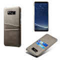 Pikkukuva 7 / 7: Samsung S8+ suojakotelo nahka kortti näytä amex mastercard - Punainen Samsung Galaxy S8+